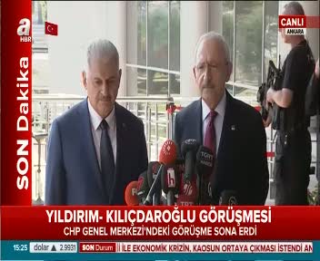 İki lider görüşmenin ardından açıklama yaptı