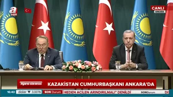 Kazakistan Cumhurbaşkanı Nursultan Nazarbayev 