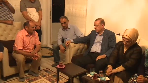 Cumhurbaşkanı Erdoğan, Şehit Çetin Can’ın ailesini ziyaret etti