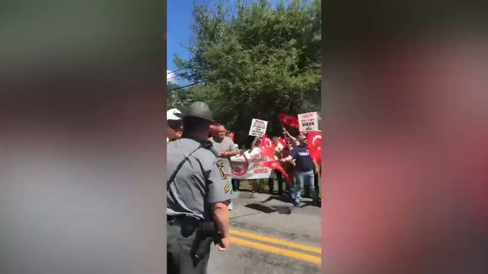 Pensilvanya'da vatandaşlar 