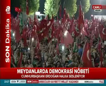 Cumhurbaşkanı Erdoğan Külliye'de vatandaşlara seslendi