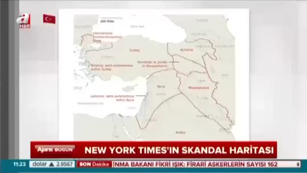 New York Times'ın skandal haritası!