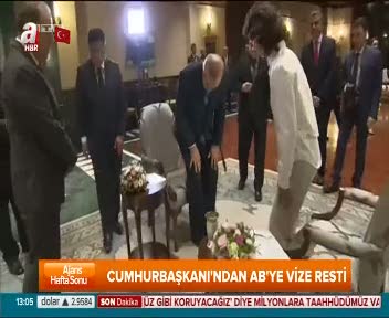 Erdoğan'dan AB'ye vize resti!