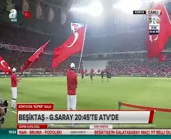 Konya Arena'ya damga vuran pankart!