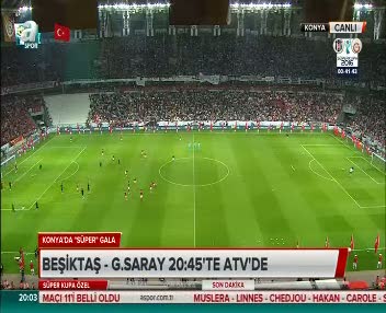 Süper Kupa'da 11'ler belli oldu!