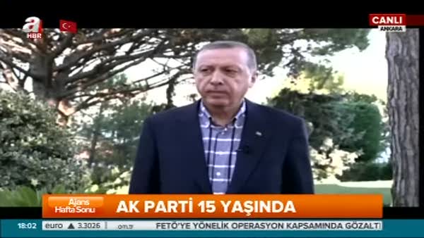 Erdoğan'dan AK Parti'ye yıldönümü mesajı
