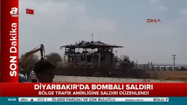 Diyarbakır'da bombalı saldırı! Olay yerinden ilk görüntüler