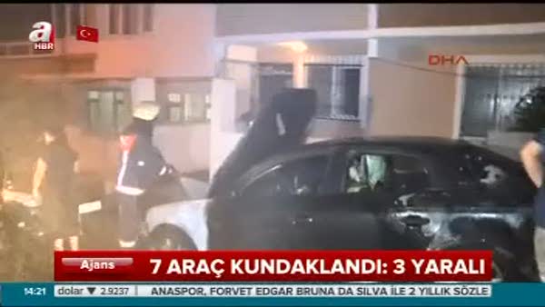 İstanbul'da 7 Araç Kundaklandı