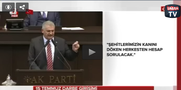 Başbakan Binali Yıldırım AK Parti grup toplantısında konuştu