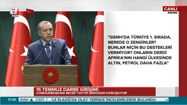 Cumhurbaşkanı erdoğan ''Orta Doğu yanarken bu muhasebeyi yapmalıyız''