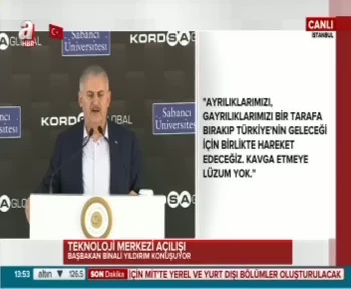 Başbakan Binali Yıldırım 