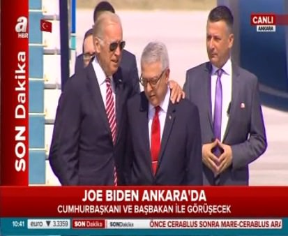 ABD başkan yardımcısı Joe Biden Ankara'da