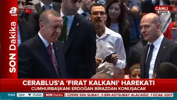 Cumhurbaşkanı Erdoğan birazdan konuşma yapacak