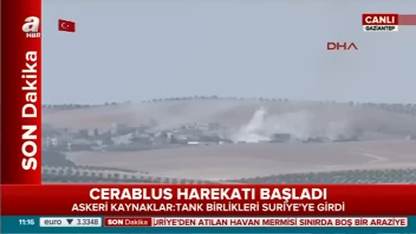 Türk tankları Suriye topraklarında