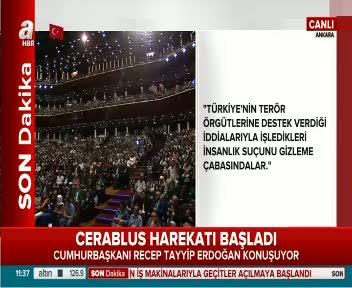 Cumhurbaşkanı Erdoğan '' Rabbim bunların belasını verecektir ''