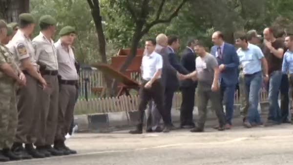 Kılıçdaroğlu'nun Konvoyuna Yapılan Saldırıda Şehit Düşen Jandarma Er Fatih Çaybaşı için tören düzenlendi