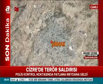 Cizre'de Çevik Kuvvet Müdürlüğü'ne bombalı saldırı