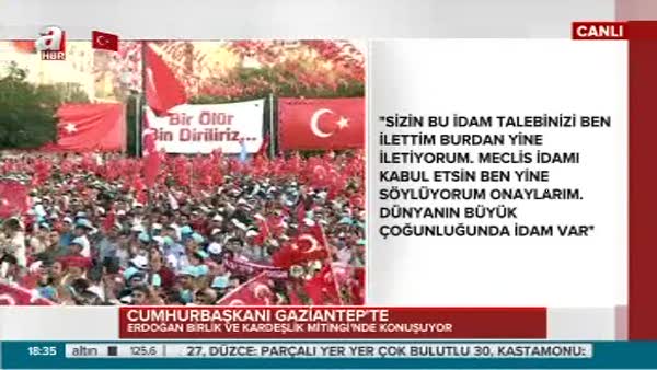 Cumhurbaşkanı Erdoğan: ÖSO'ya her türlü desteği verdik