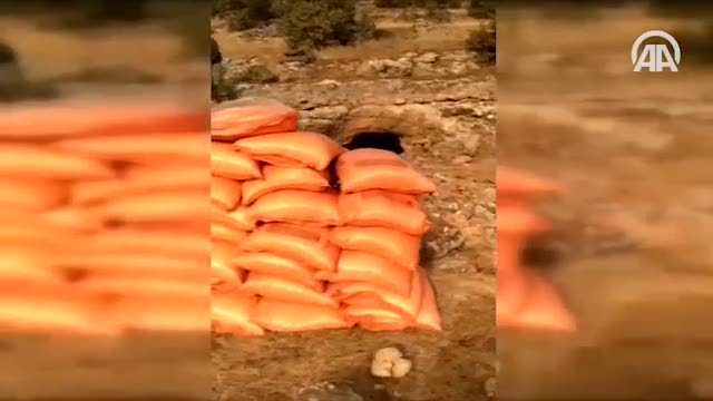 PKK'ya ait sığınakta 7 ton patlayıcı bulundu
