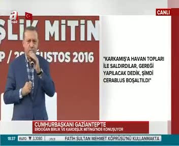 Cumhurbaşkanı Erdoğan: Vatandaşlarımıza sesleniyorum