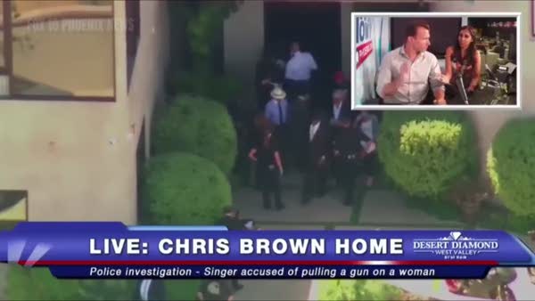 Chris Brown silahlı saldırı ve tecavüz girişiminden tutuklandı