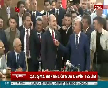 Çalışma Bakanlığı'nda devir teslim gerçekleşti