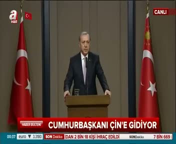 Cumhurbaşkanı Erdoğan, Çin ziyareti öncesi açıklama yaptı