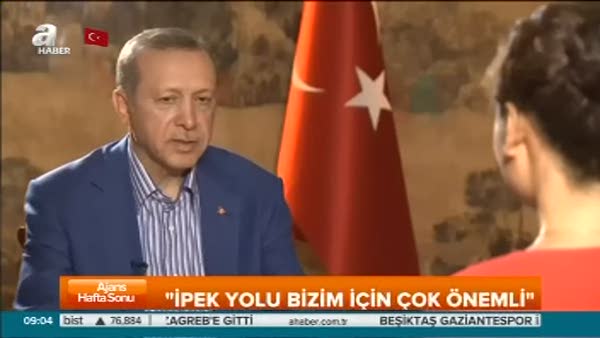 Cumhurbaşkanı Erdoğan Çin medyasına konuştu