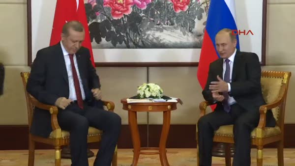 G20 zirvesi için Çin'e giden Erdoğan, Putin ile görüştü