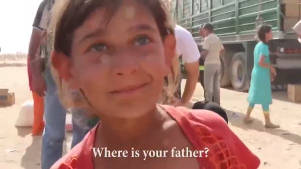 Adını hatırlamayan Suriyeli küçük mülteci kız