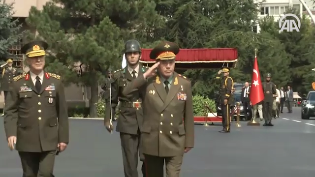 Rusya Genelkurmay Başkanı Orgeneral Gerasimov Ankara'da