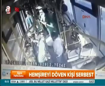 Hemşireyi döven kişi serbest bırakıldı