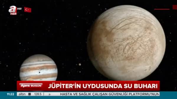 Jüpiter'in uydusunda su buharı