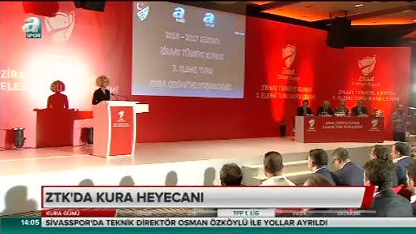 Ziraat Türkiye Kupası 3. Tur Kura Çekimi yapıldı