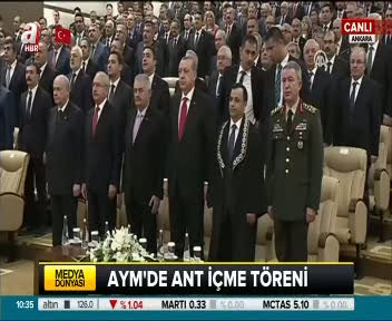 AYM'de ant içme töreni