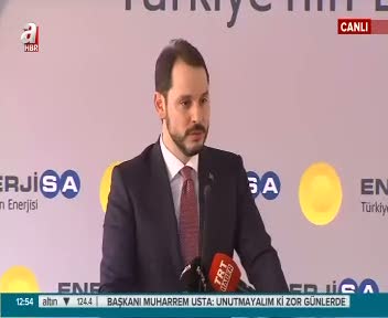 Enerji Bakanı Berat Albayrak söz verdiği projenin açılışını yaptı
