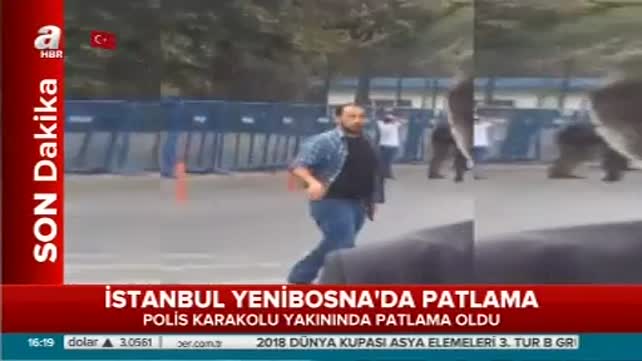 Patlamanın ardından olay yerinden görüntüler