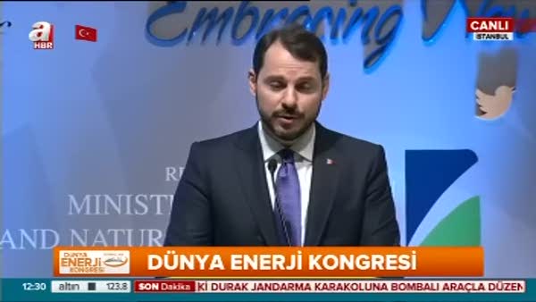 Enerji Bakanı Albayrak Dünya Enerji Zirvesi'nin açılışını yaptı