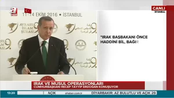 Cumhurbaşkanı Erdoğan ABD'ye göndereceği mektubu okudu