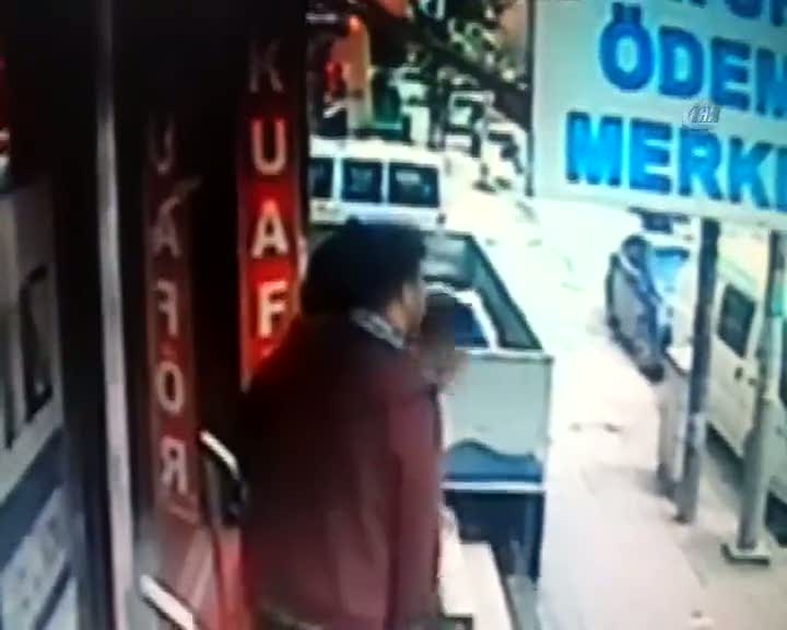 Kuaförde çatışma kamerada