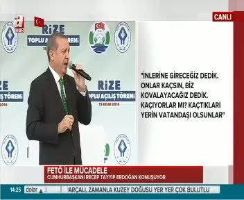 Cumhurbaşkanı Erdoğan’dan Rize’ye havalimanı müjdesi