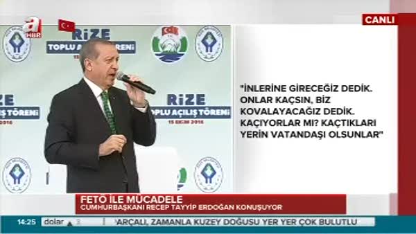 Cumhurbaşkanı Erdoğan'dan Rize'ye havalimanı müjdesi