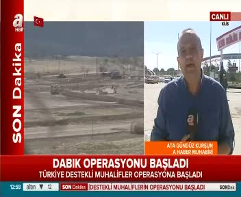 Dabık operasyonu başladı