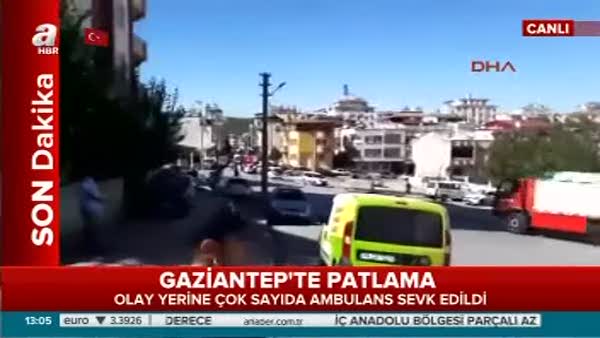 Gaziantep'te patlama - Olay yerinden ilk görüntüler