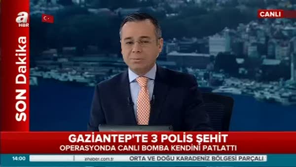 Gaziantep'te patlama - 3 polis şehit oldu