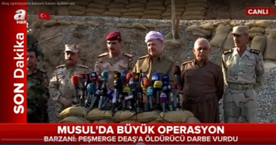 Barzani’den  Musul operasyonuyla ilgili açıklama