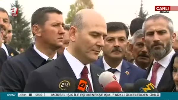 İçişleri Bakanı Süleyman Soylu gazetecilerin sorularını cevapladı