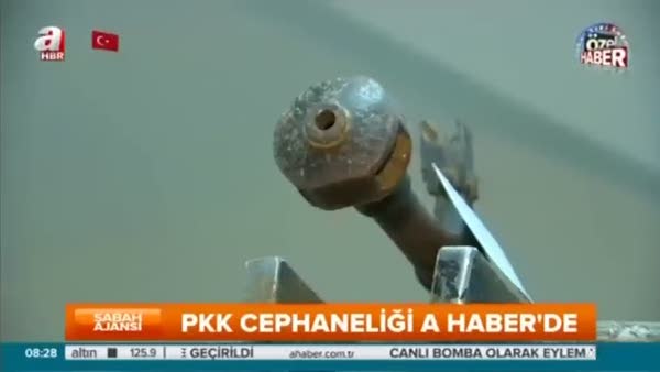 PKK cephaneliği görüntülendi