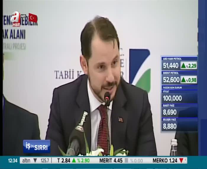 Berat Albayrak'tan güneş enerjisi müjdesi