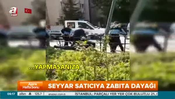 Kadıköy'de zabıtalar seyyar satıcıyı dövdü